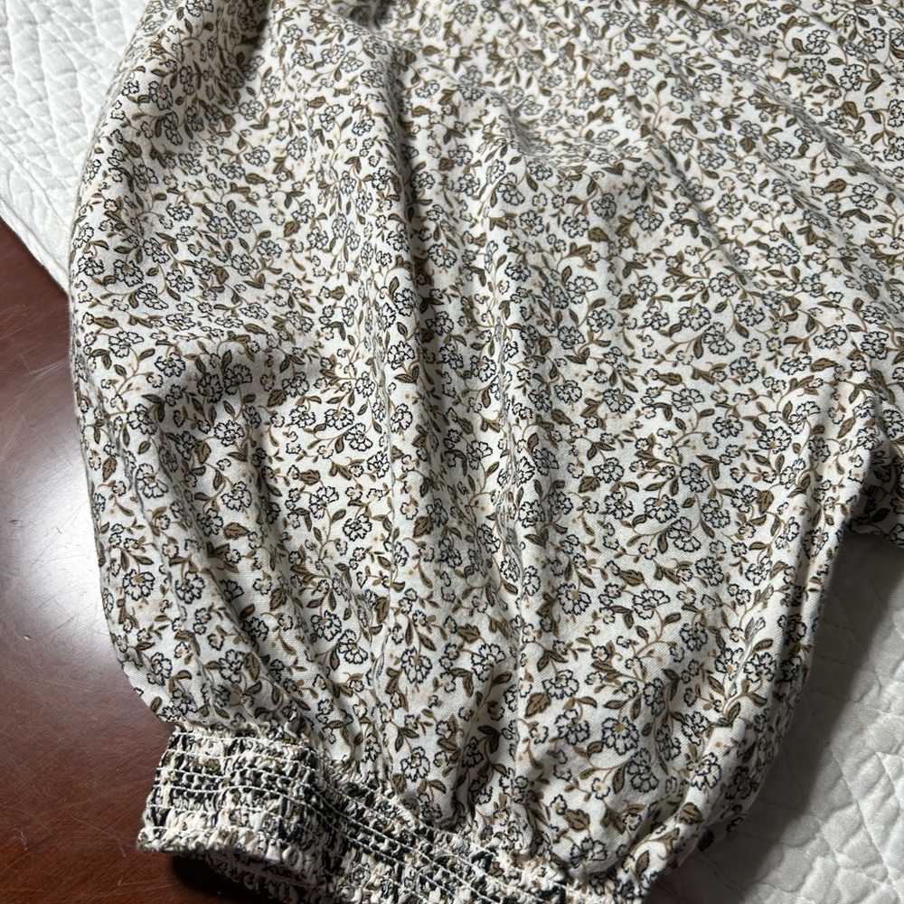 Old Navy women’s‎ large puff sleeve smocked midi swing dress - Picture 8 of 11